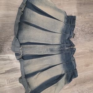 Denim Ombre Skirt